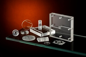 Examples of precision-machined glass parts