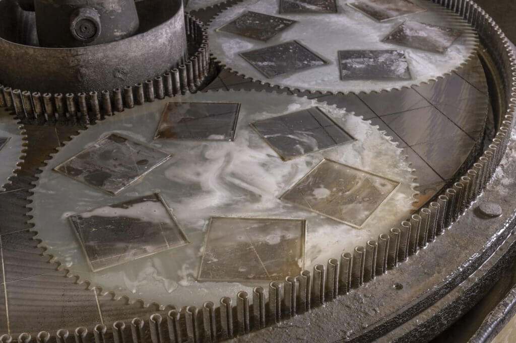 CNC glass lapping
